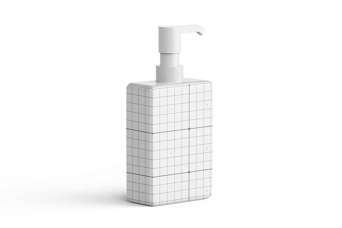 Lotion Dispenser Bottle Mockup, a Household Mockup by Ram Studio LLC (Photo 6 of 16)