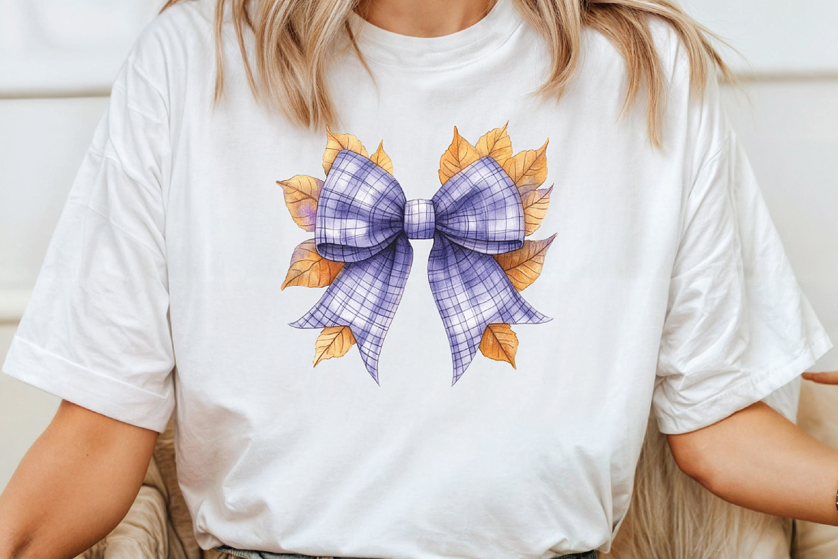Watercolor Lavender Fall Clipart, an Illustration by CraftArtStudio (Photo 4 of 6)