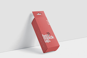 Box Mockup - Medium Rectangle Hanger