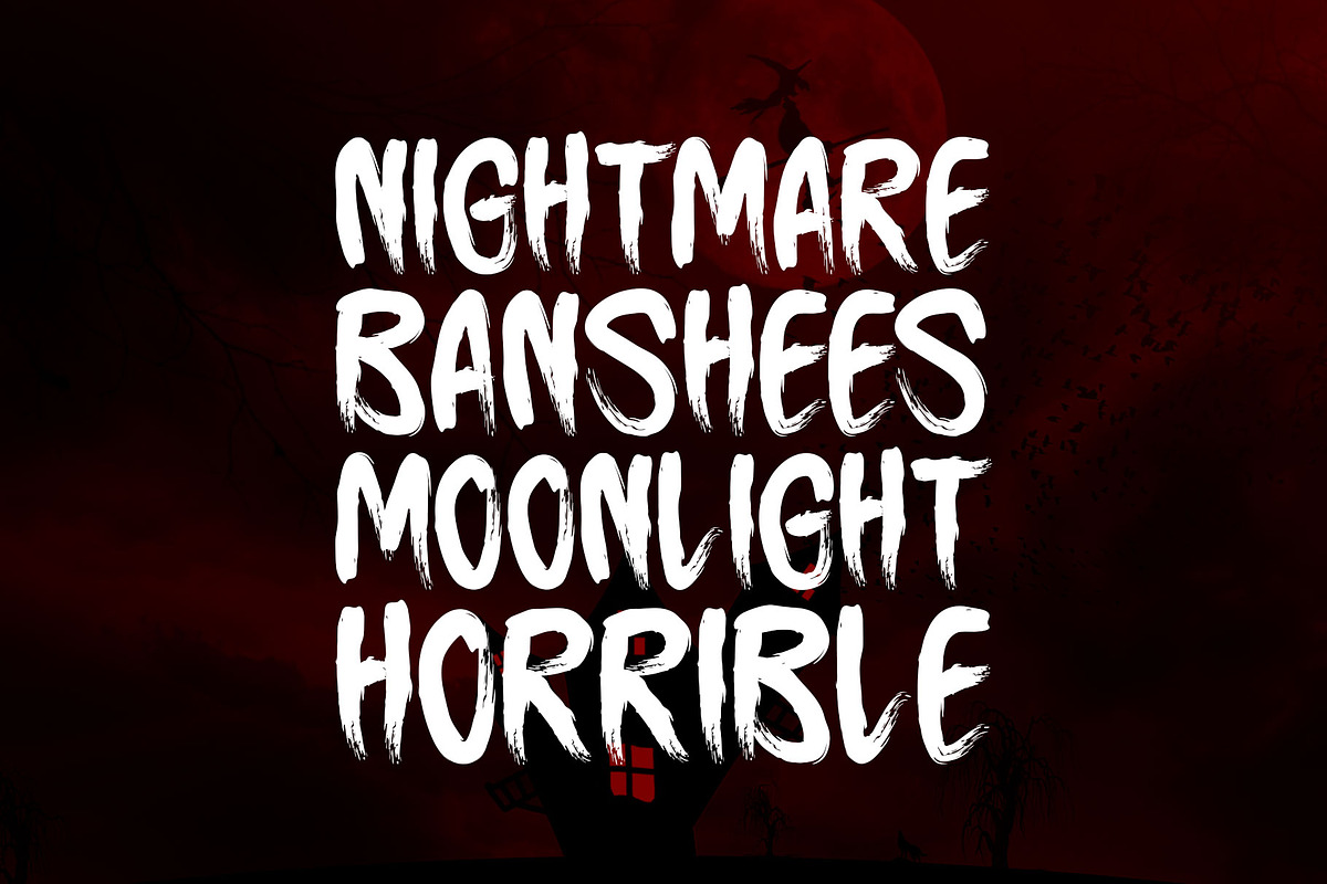 Bloody Echoes Typeface, a Handwritten Font by Seemly Fonts (Photo 5 of 5)