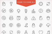 Hand Drawn Icons Bundle, an Outline Icon by Mera Pixels (Thumbnail 4 of 5)