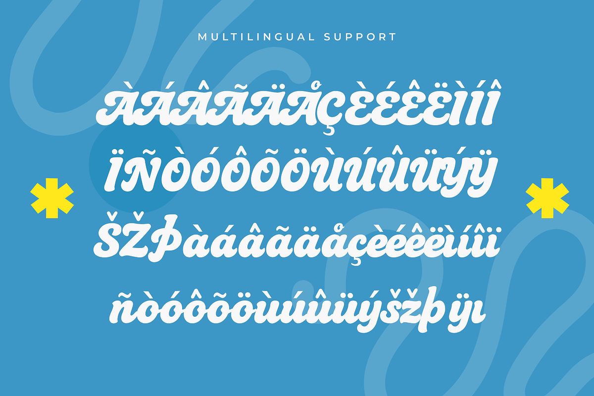 Carvelle – Modern Script Retro Font, a Script Font by overlaytemplates (Photo 5 of 5)