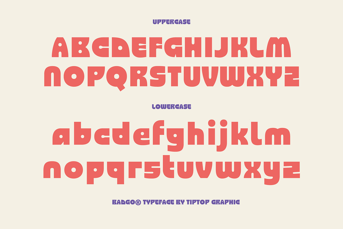Badgo - Geometric Retro Futurism, a Sans Serif Font by Tiptop Graphic (Photo 4 of 10)