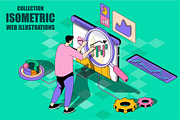 Business Isometric Web Illustrations, a Templates & Theme by alexdndz (Thumbnail 1 of 21)