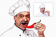 Cartoonic Photoshop Effect, an Action Add-On by DesignCave (Thumbnail 3 of 5)
