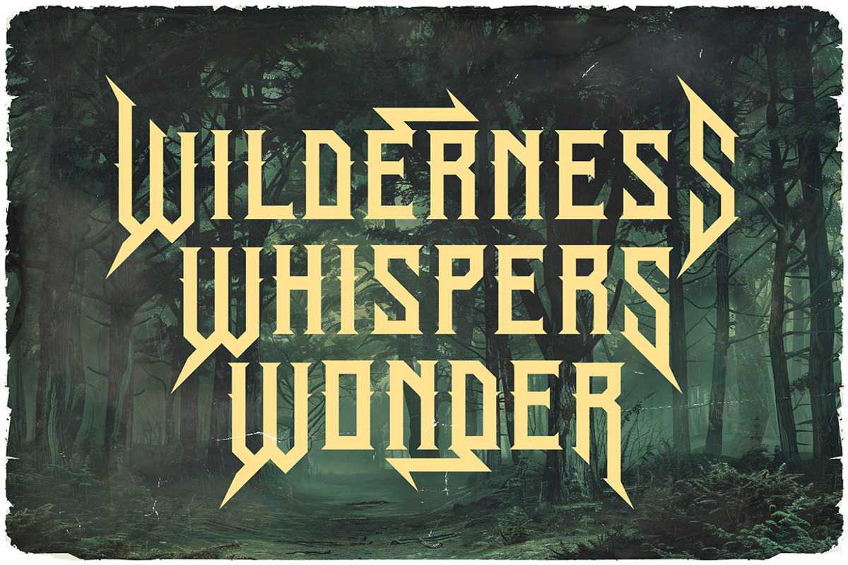 Old Forester Vintage Label Font, a Blackletter Font by JumboDesign (Photo 2 of 6)