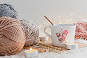Watercolor Knitting Set Clipart, a Texture Illustration by YuliyaArtGarden (Thumbnail 3 of 8)