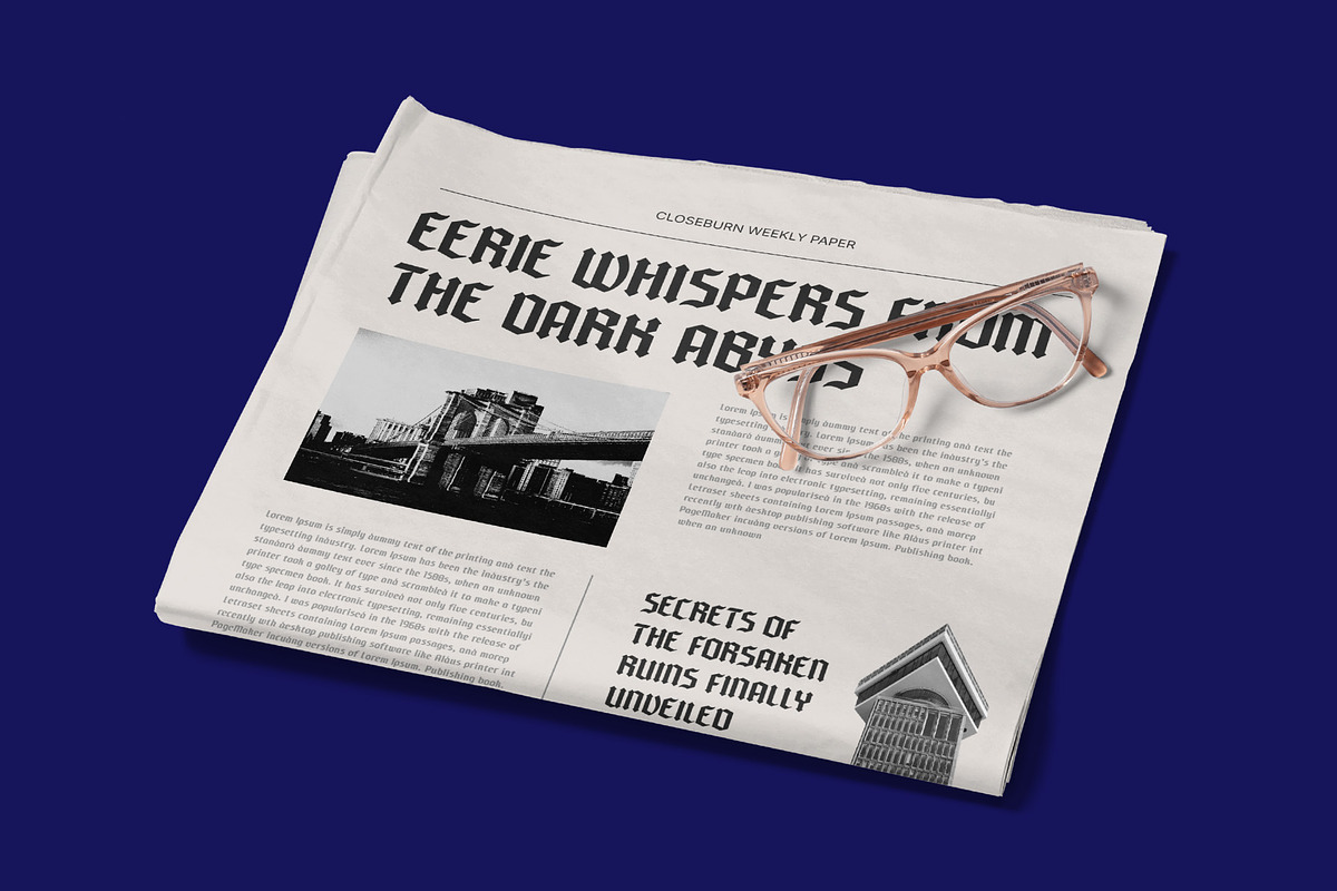 CS Norvile – Gothic Font, a Blackletter Font by Craft Supply Co. (Photo 5 of 8)