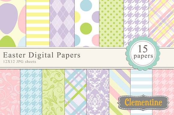 Easter Digital Papers preview 2