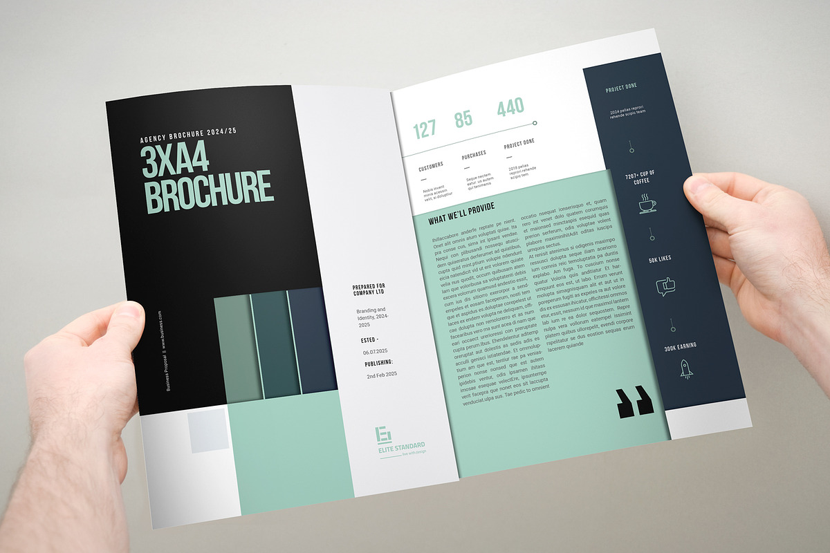 3xA4 Trifold Brochure, a Brochure Template by Elite_Standard (Photo 3 of 7)