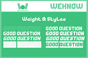 Good Question font, a Font by weknow (Thumbnail 8 of 8)