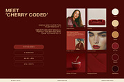 Cherry Coded Girl Stock Photos, a Beauty & Fashion Photo by Make Stories Studio (Thumbnail 7 of 13)