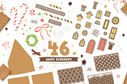 Christmas Gingerbread House Creator, a Decorative Illustration by Euonia Meraki (Thumbnail 2 of 13)