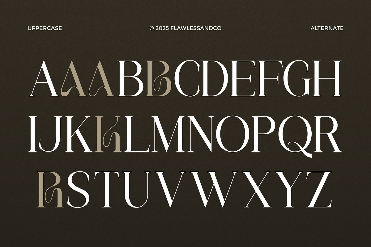 Avelora – Luxury Logo Serif Font, a Serif Font by Flawless And Co (Photo 10 of 10)