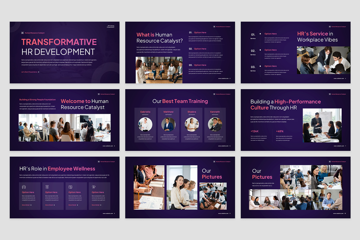 HR Training Presentation, a Presentation Template by Annora Studio (Photo 4 of 7)