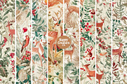 Fauna and Flora Digital Papers, a Pattern Graphic by Happy Creators Co. (Thumbnail 2 of 7)