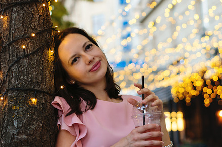 Woman with soda, a Person Photo by Elena Vagengeim