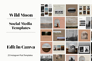 25 Instagram Templates for Canva, a Social Media Template by Wild Wander Collective (Thumbnail 4 of 6)