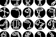 Collection of desk lamps outlining, an Object Graphic by pikepicture (Thumbnail 3 of 3)