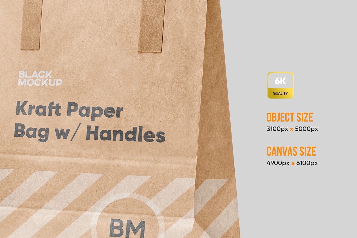 Paper bag mockup, a Product Mockup by BlackMockup (Photo 3 of 11)
