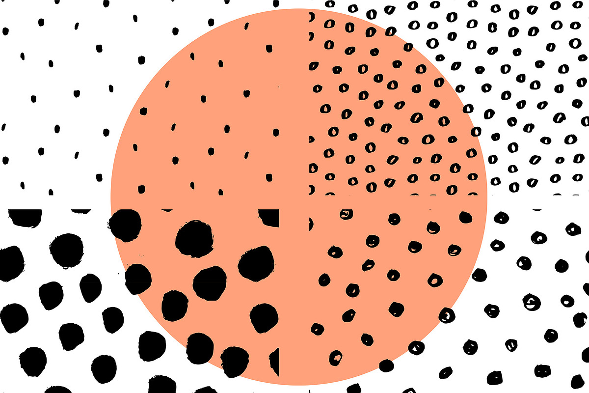 Dot Stripe Brush Pattern Bundle, a Pattern Graphic by Wildflower June (Photo 8 of 8)