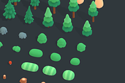 Nature Forest - Animation Asset, an Environmental 3D Model by Polydactyl (Thumbnail 16 of 36)