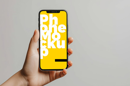Phone Mockup Template, an iPhone Mockup by Giant Design