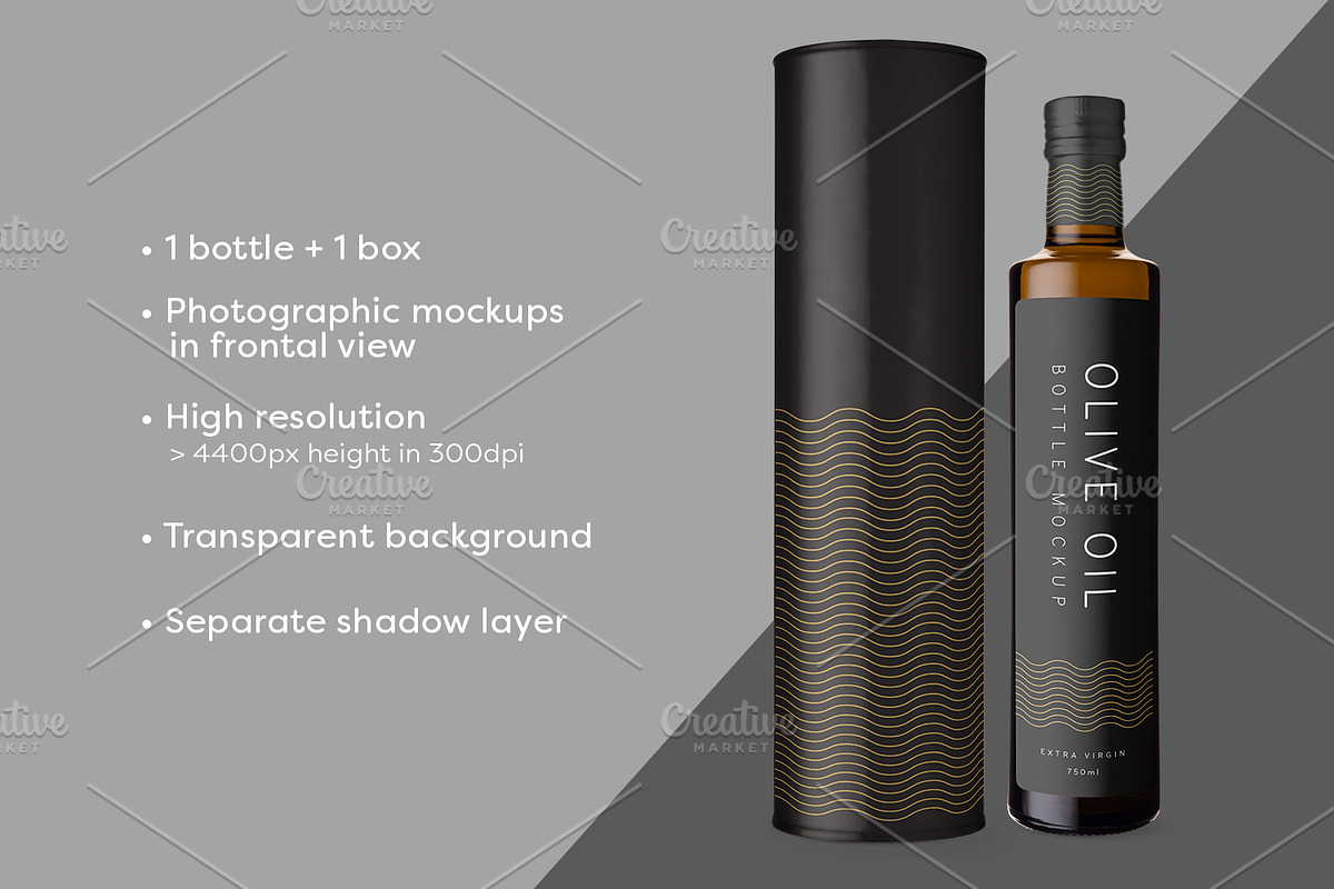 Olive Oil Bottle Mockup 1, a Product Mockup by Jose Matias