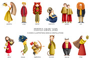 Watercolor Fantasy Zodiac Signs Set, a Person Illustration by Art and Funny (Thumbnail 2 of 7)