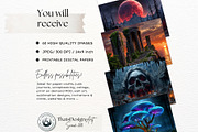 Fantasy RPG Backdrop Digital Papers, an Illustration by ThatsDesignArt (Thumbnail 2 of 10)