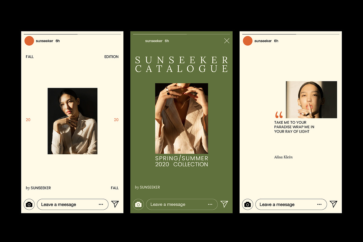 SUNSEEKER Instagram Template, a Social Media Template by VectorKiss GraphicsSupply (Photo 8 of 12)