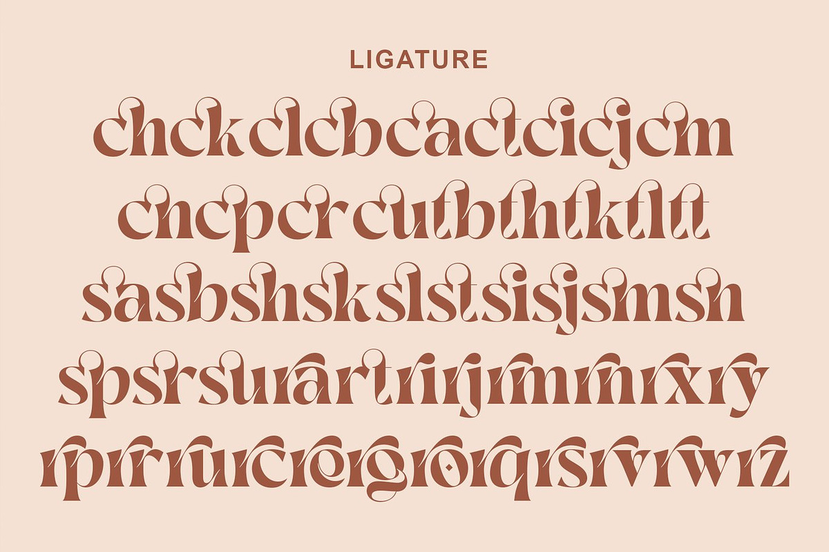 Monea - Serif Display Font, a Serif Font by Luna Shop (Photo 2 of 12)