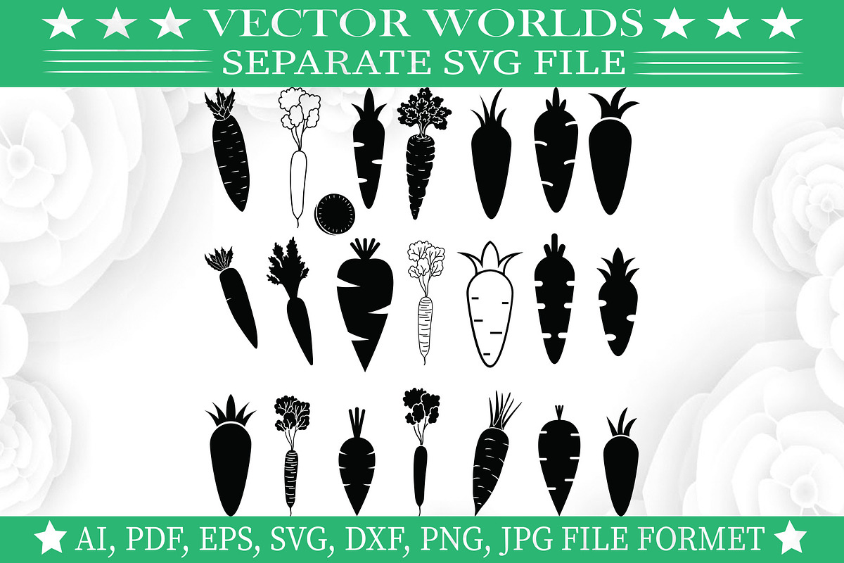 Carrot Svg, Food, Carrots Svg, an Object Graphic by VectorWorlds