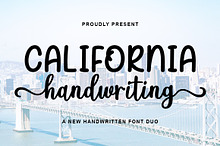 California Handwriting Font Duo