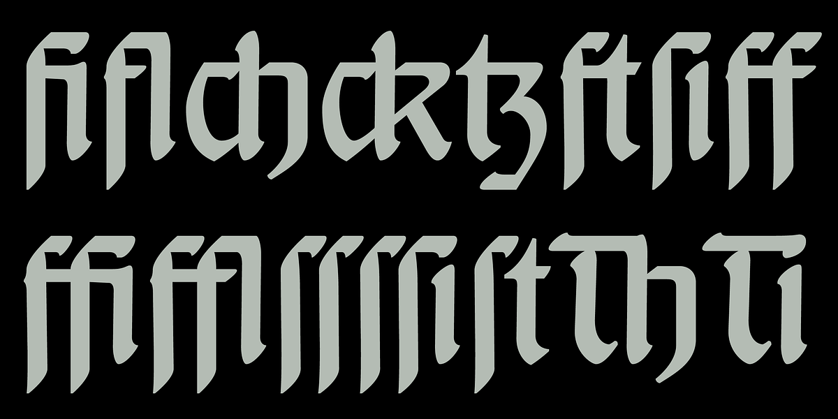 Behrens Schrift, a Blackletter Font by ingoFonts (Photo 5 of 8)