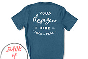 Back Of T-Shirt BC3001 Mockup Bundle, a Shirt Mockup by lock and page (Thumbnail 41 of 88)