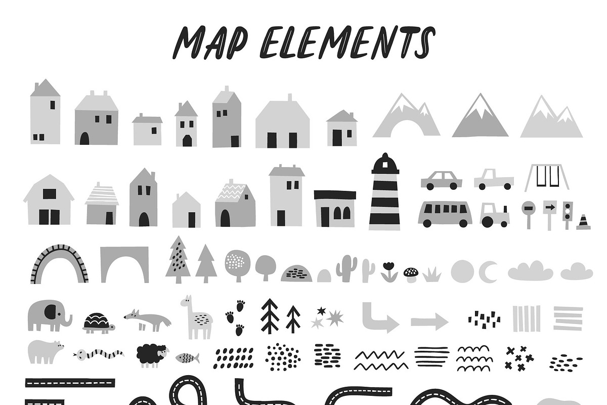 Modern Kids Map Creator, an Object Graphic by MaNechaeva (Photo 3 of 9)