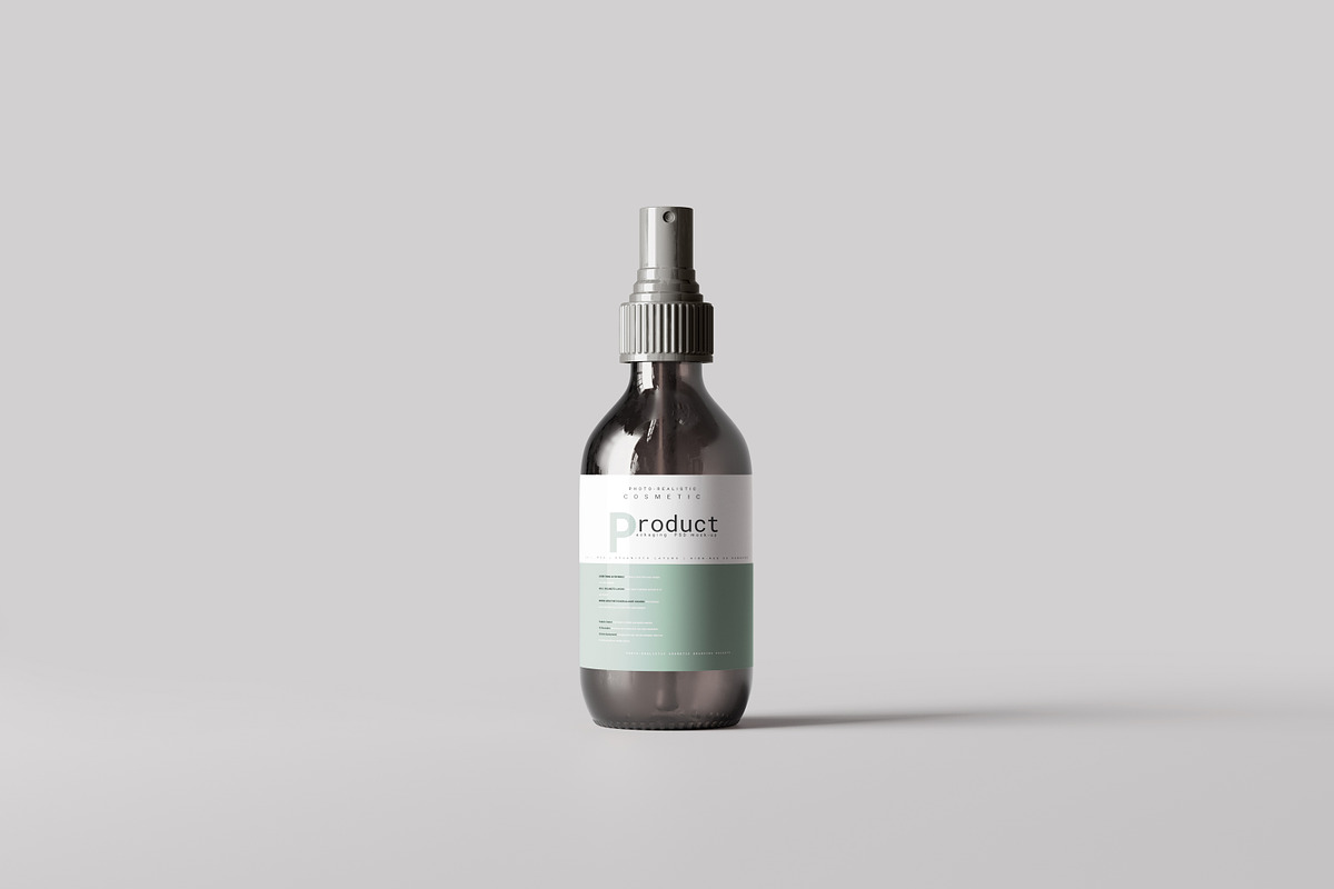 Spray Bottle Mockup, a Cups & Container Mockup by pmvch (Photo 1 of 10)