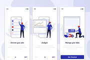 15 Onboarding Screens for App, a Templates & Theme by Creative Graphics (Thumbnail 6 of 9)
