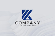 K letter mark logo design template, a Branding & Logo Template by Amadul11 (Thumbnail 1 of 4)