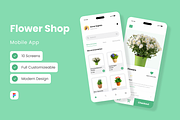 MyFlow - Flower Shop Mobile App, an App Template by trabaskriya (Thumbnail 1 of 5)