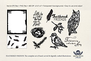 Feathered Friends Linocuts, an Illustration by WhiteRiverStudio (Thumbnail 5 of 10)