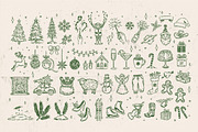 Hand Drawn Whimsical Christmas Icon, an Outline Icon by Baleee (Thumbnail 3 of 7)