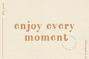 Enjoy Every Moment / Font