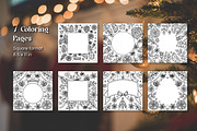 Christmas, New Year Frames & Borders, an Illustration by ChristinaDesigns (Thumbnail 4 of 7)