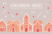 Gingerbread houses, a Decorative Illustration by Good Studio (Thumbnail 1 of 10)