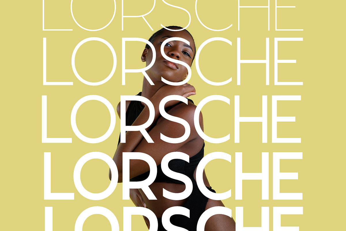 Lorsche Display Typeface, a Sans Serif Font by Foxtype (Photo 3 of 7)