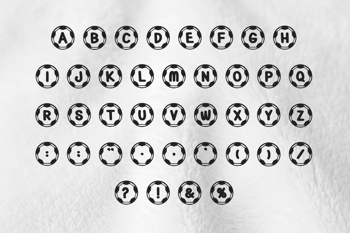 Crazy Ball, a Symbol Font by Fourteen Letter (Photo 7 of 7)