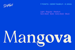 Mangova Font Family