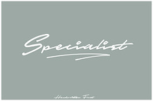 Specialist Handwritten Font